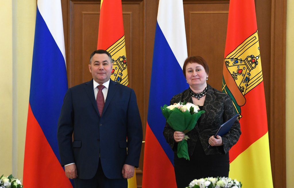 В Твери Игорь Руденя наградил работников СМП региона